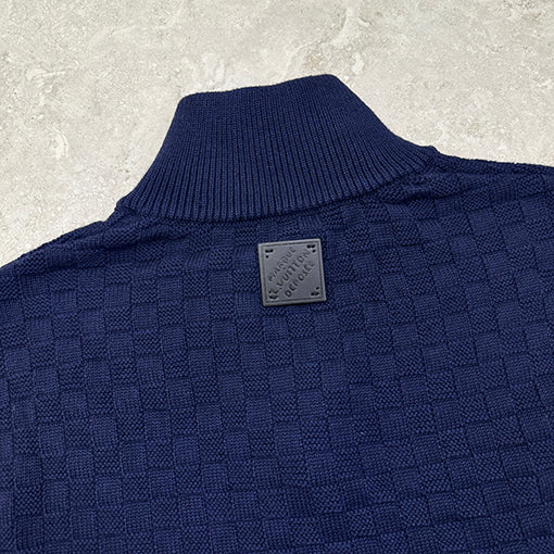 CASHMERE-WOOL BLEND HALF-ZIP PULLOVER - SK642
