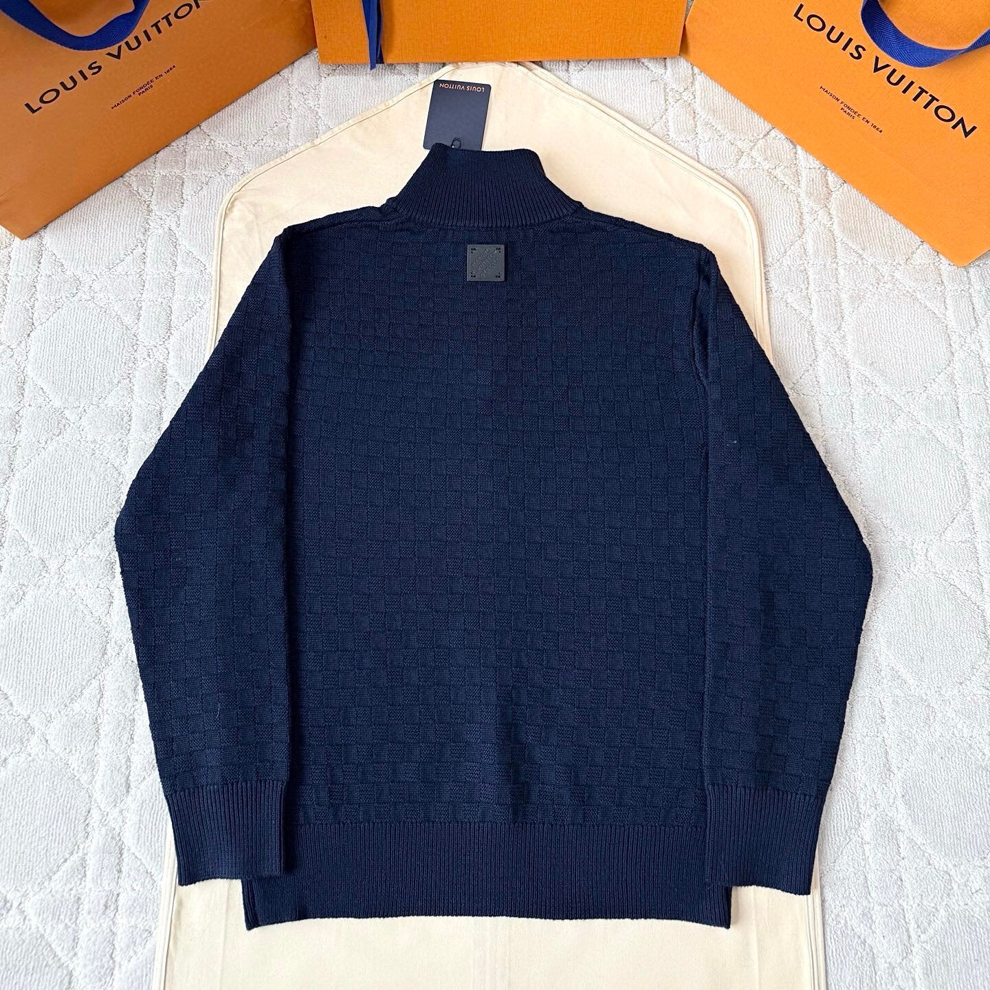CASHMERE-WOOL BLEND HALF-ZIP PULLOVER - SK642