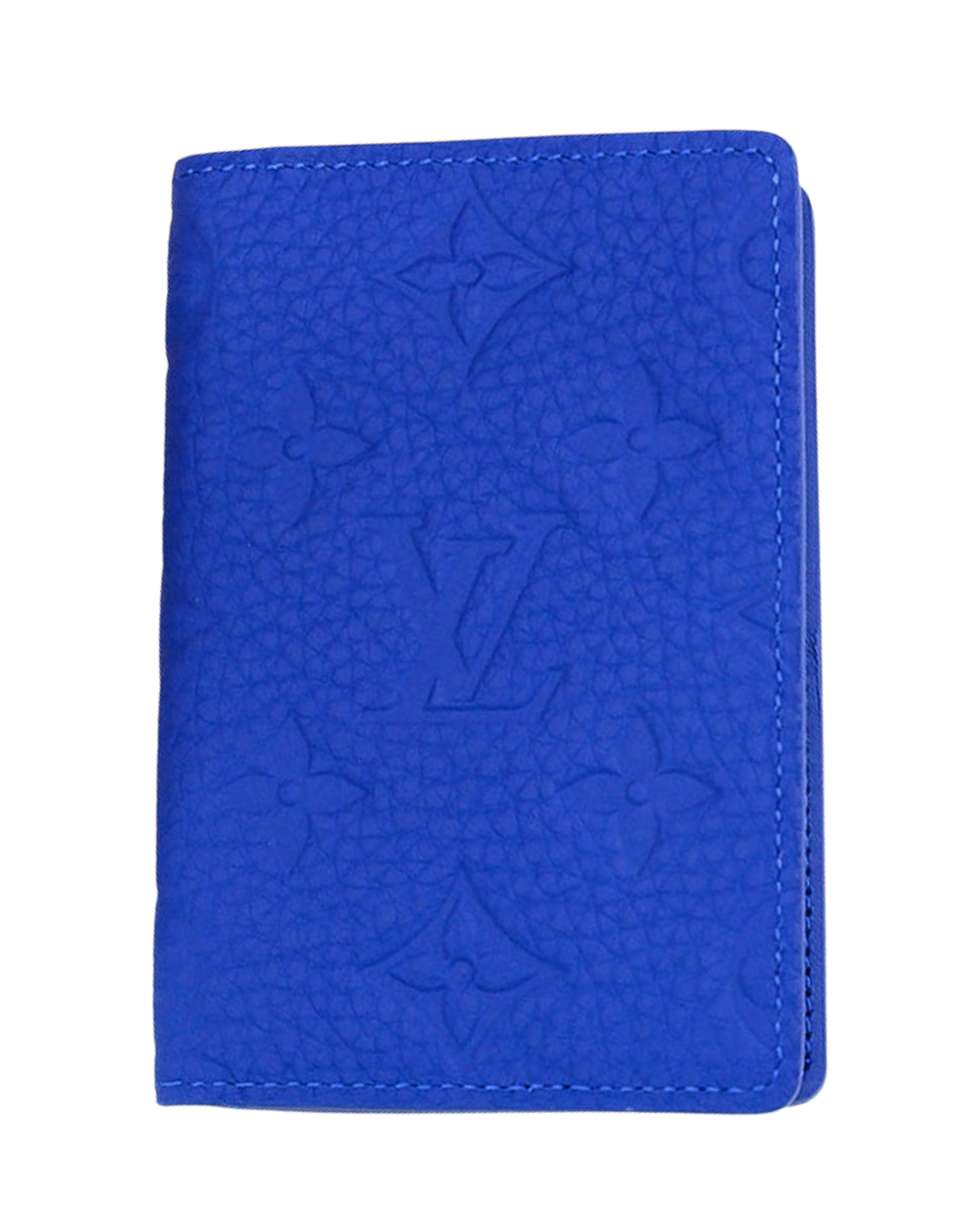 Louis Vuitton Pocket Organizer Monogram Taurillon Blue