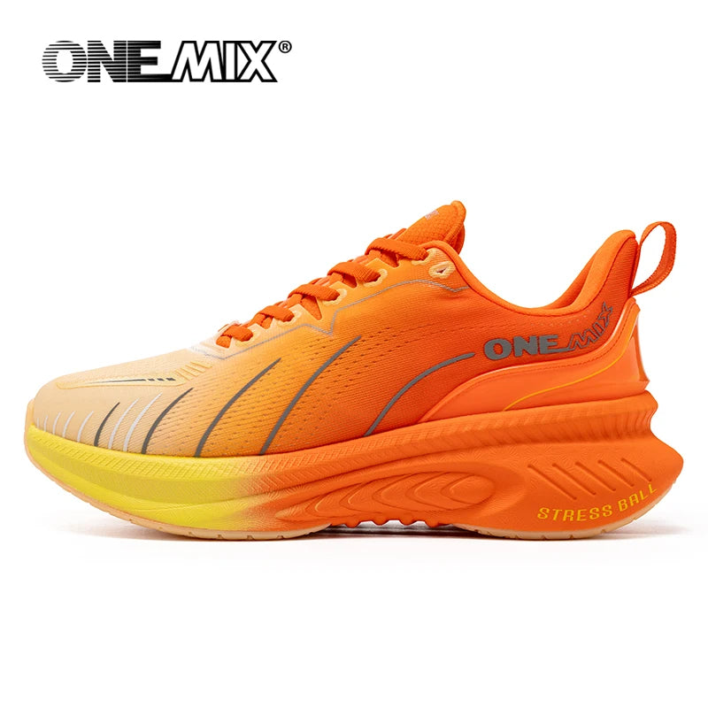 ONEMIX ORIGINAL Tênis de corrida branco para homens e mulheres