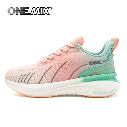 ONEMIX ORIGINAL Tênis de corrida branco para homens e mulheres